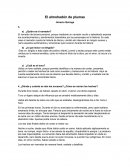 El almohadón de plumas Horacio Quiroga