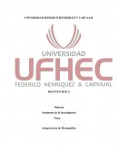 Anteproyecto de Monográfico.