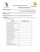Minuta Reunión Académica.