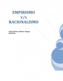 EMPIRISMO v/s RACIONALISMO