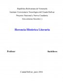 Herencia Histórica Literaria