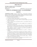 TEMA N°1: INTRODUCCION A LA ECONOMIA PARTE I
