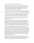 ENSAYO SOBRE EL APRENDIZAJE: MODELO DE KOLB.