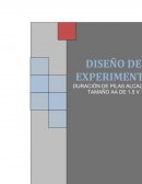 EXPERIMENTO DE DURACION DE PILAS AA CON ESTADISTICA INFERENCIAL