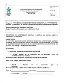CONTABILIZACION DE OPERACIONES COMERCIALES Y FINANCIERAS.