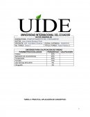 ASIGNATURA: COMPORTAMIENTO DEL CONSUMIDOR