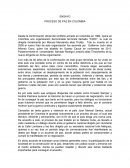 PROCESO DE PAZ EN COLOMBIA.