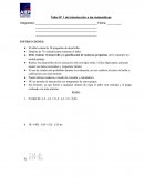 Taller Nº 1 de Introducción a las matemáticas