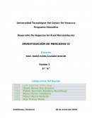 INVESTIGACIÓN DE MERCADOS II.