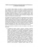 Análisis documental del fenómeno de Exclusión Social en las Personas con y en Situación de Discapacidad
