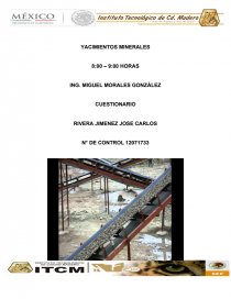 YACIMIENTOS MINERALES.. Página 1