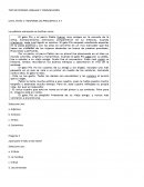 Prueba comprencion de lectura