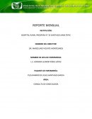 Informe trimestral CONSULTA DE GINECOLOGÍA