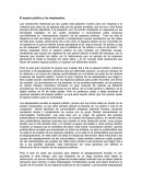 El espacio público y los desplazados..