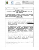 SE AUTORIZA EL CIERRE DE UNA VIA EN EL MUNICIPO DE LA CEJA DEL TAMBO, ANTIOQUIA