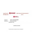 Analisis de la estrategia de supply