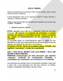 Resumen preparado por la Profesora: Elba Tamaris Cabrera, para su clase de Etica Social y profesional.