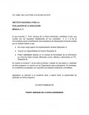 EVALUACIÓN DE LA EDUCACIÓN MÉXICO, D. F