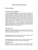 Informe diagnostico pedagogico.