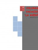 PROYECTO COLONIA DE VACACIONES.