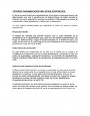 CRITERIOS FUNDAMENTADOS PARA ESTABLECER PRECIOS.