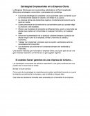 Estrategias Empresariales en la Empresa Gloria..