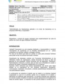 Administración de negocios en área de calidad y productividad