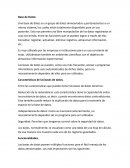 Base de datos. Una base de datos es un grupo de datos almacenados y pertenecientes a un mismo sistema