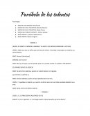 Guión de teatro. religion