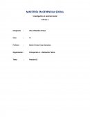 Investigación en Gerencia Social