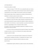 Evolución de la calidad en su entidad