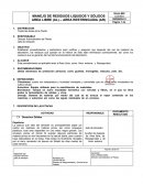 RESIDUOS LIQUIDOS DE LABORATORIO.