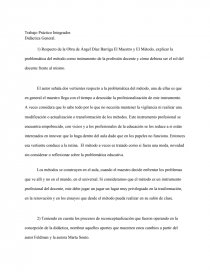 Trabajo Práctico Integrador. Didáctica General.. Página 1