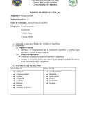 Informe Respiración Celular.