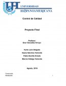 Analisis de control de calidad