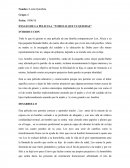 ENSAYO DE LA PELICULA “TODO LO QUE TU QUIERAS”