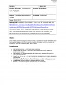 Administración de la Producción. Modelos de Inventarios y el MRP