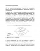 Programacion dinamicaю