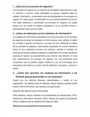 Sistemas de informacion y procesos de negocio