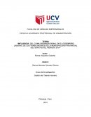 INFLUENCIA DEL CLIMA ORGANIZACIONAL EN EL DESEMPEÑO LABORAL DE LOS TRABAJADORE