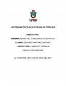 Una Teoria del Conocimiento Cientifico.