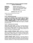 CORTE SUPERIOR DE JUSTICIA DE AREQUIPA TERCER JUZGADO UNIPERSONAL