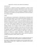 TEMA- ANÁLISIS DE LA PELÍCULA DEL MÉTODO DE GRONHOLM.