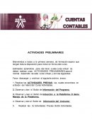 Actividades preliminares