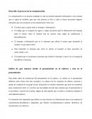 Describe el proceso de la comunicación.