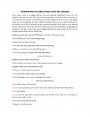 THE IMPORTANCE OF GIVING.