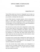 Tema- Critica de la desigualdad.