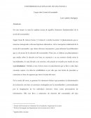 Ensayo sobre la teoría del consumidor.