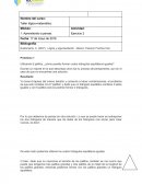 Ejercicio 2 Taller de razonamiento lógico matematico.