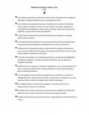 Elaboración del Marco Teórico. P.N.I.